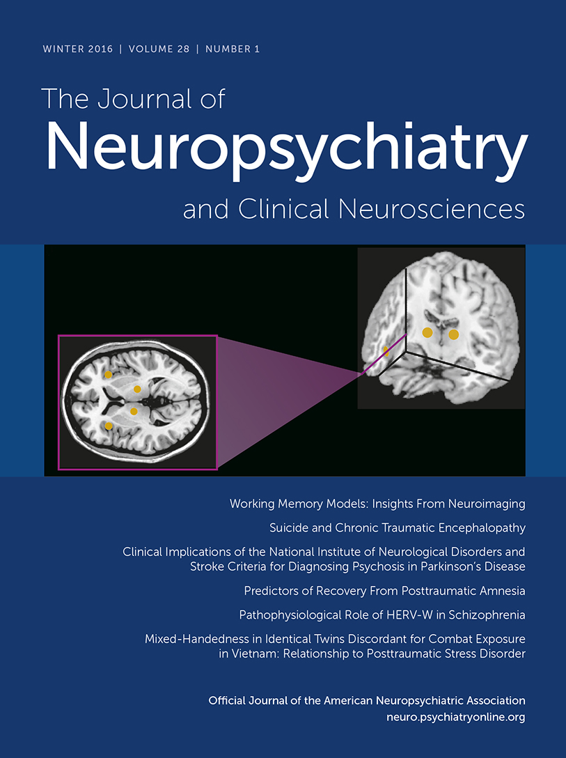 Influenza-Induced Mania | The Journal of Neuropsychiatry and Clinical ...